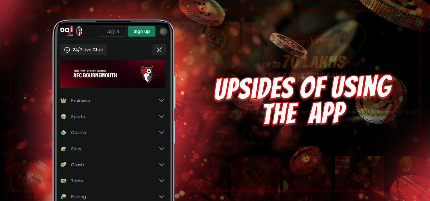upsides of using casino mobile app