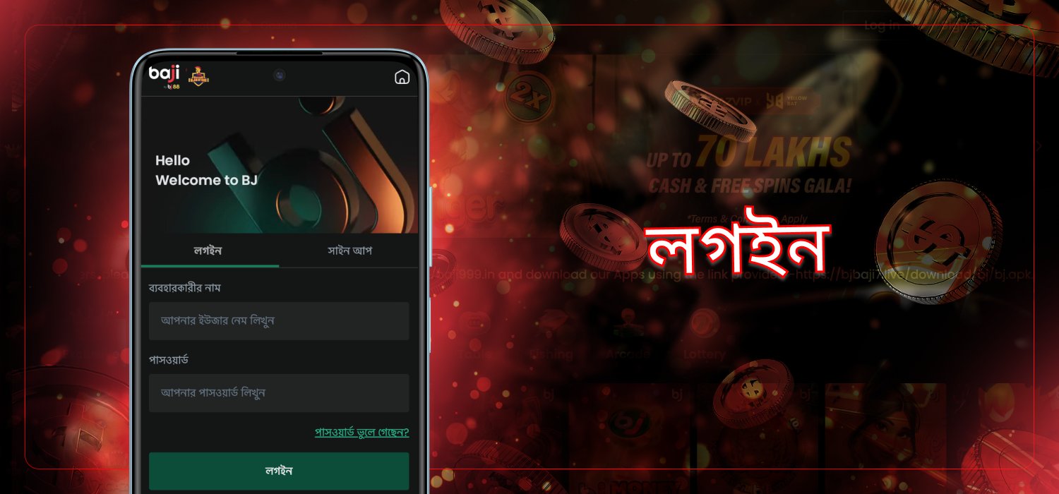 ক্যাসিনো অ্যাকাউন্টে প্রবেশ করুন