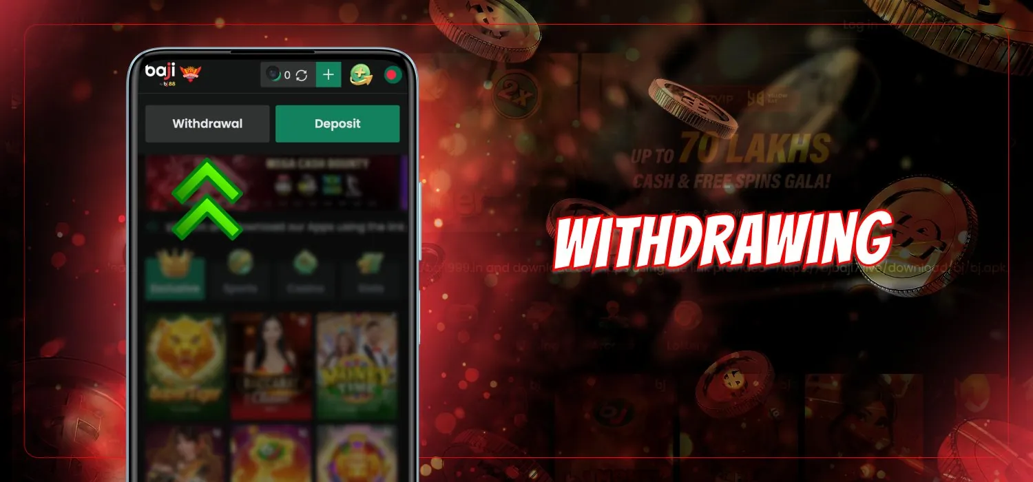 withdrawal options on casino platform